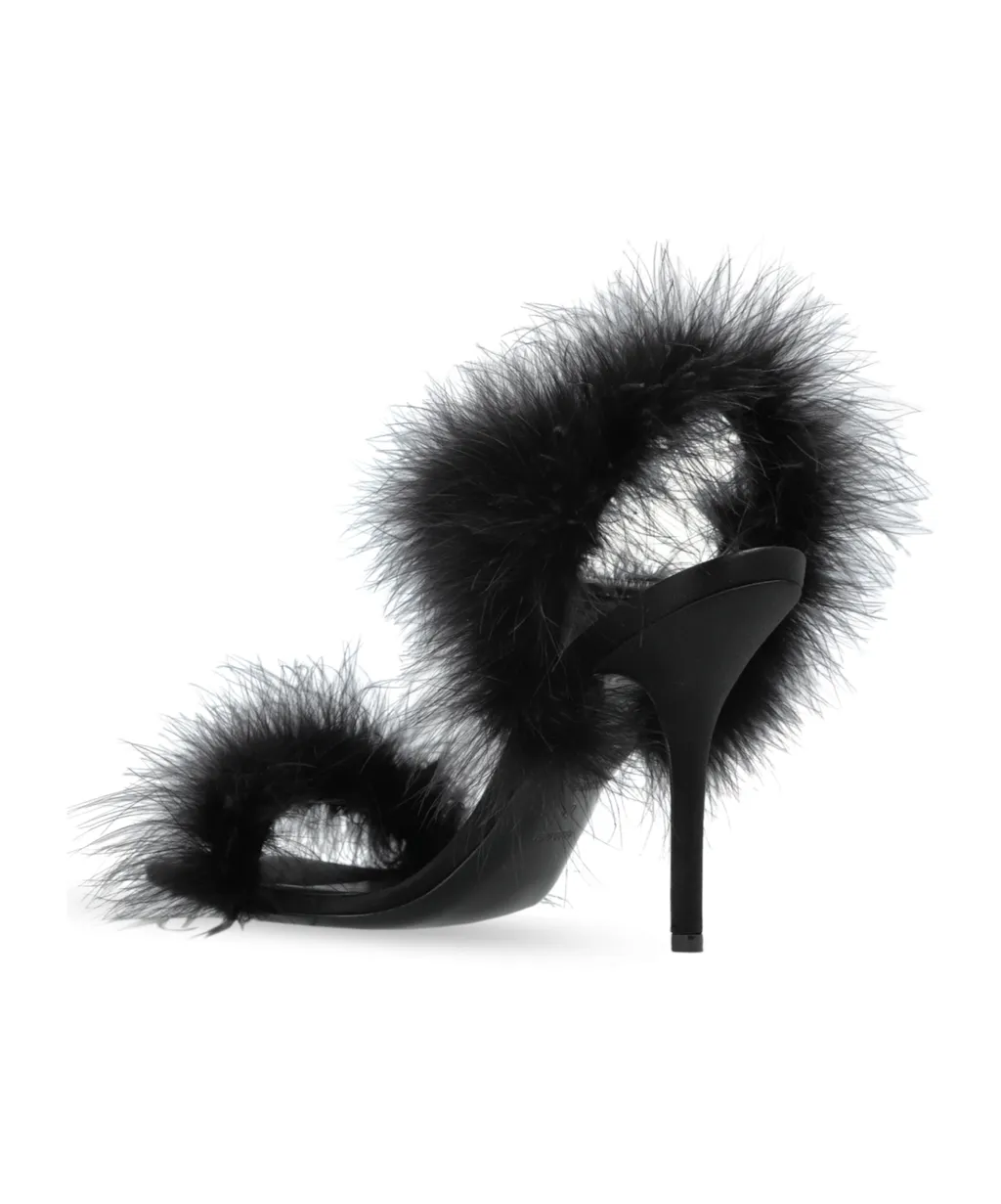 Moschino Buckle Strap Heeled Sandals