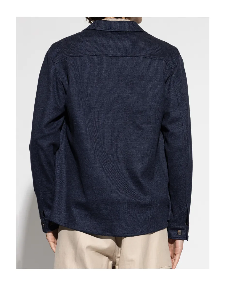 Eleventy Chest Pocket Long-Sleeved Shirt
