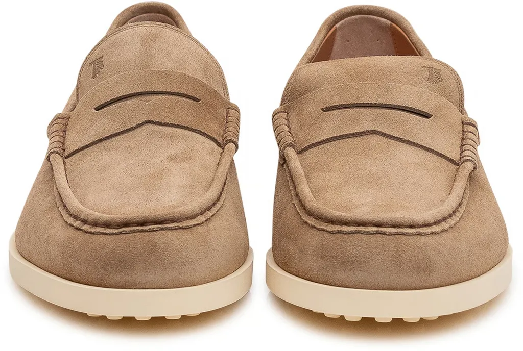 Tod's Topstitching Penny Loafers