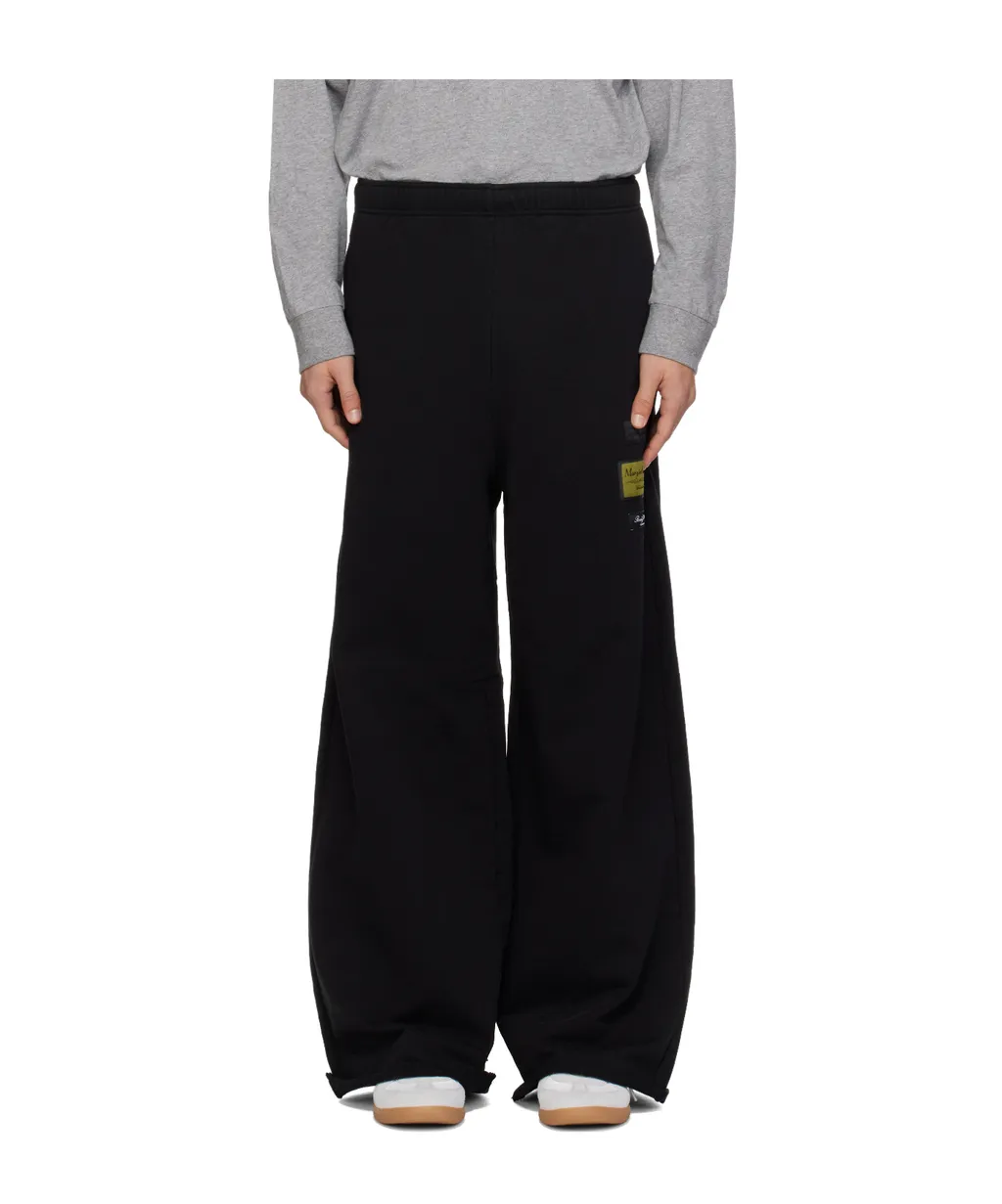 Mm6 Maison Margiela Logo Patch Straight-Leg Trousers