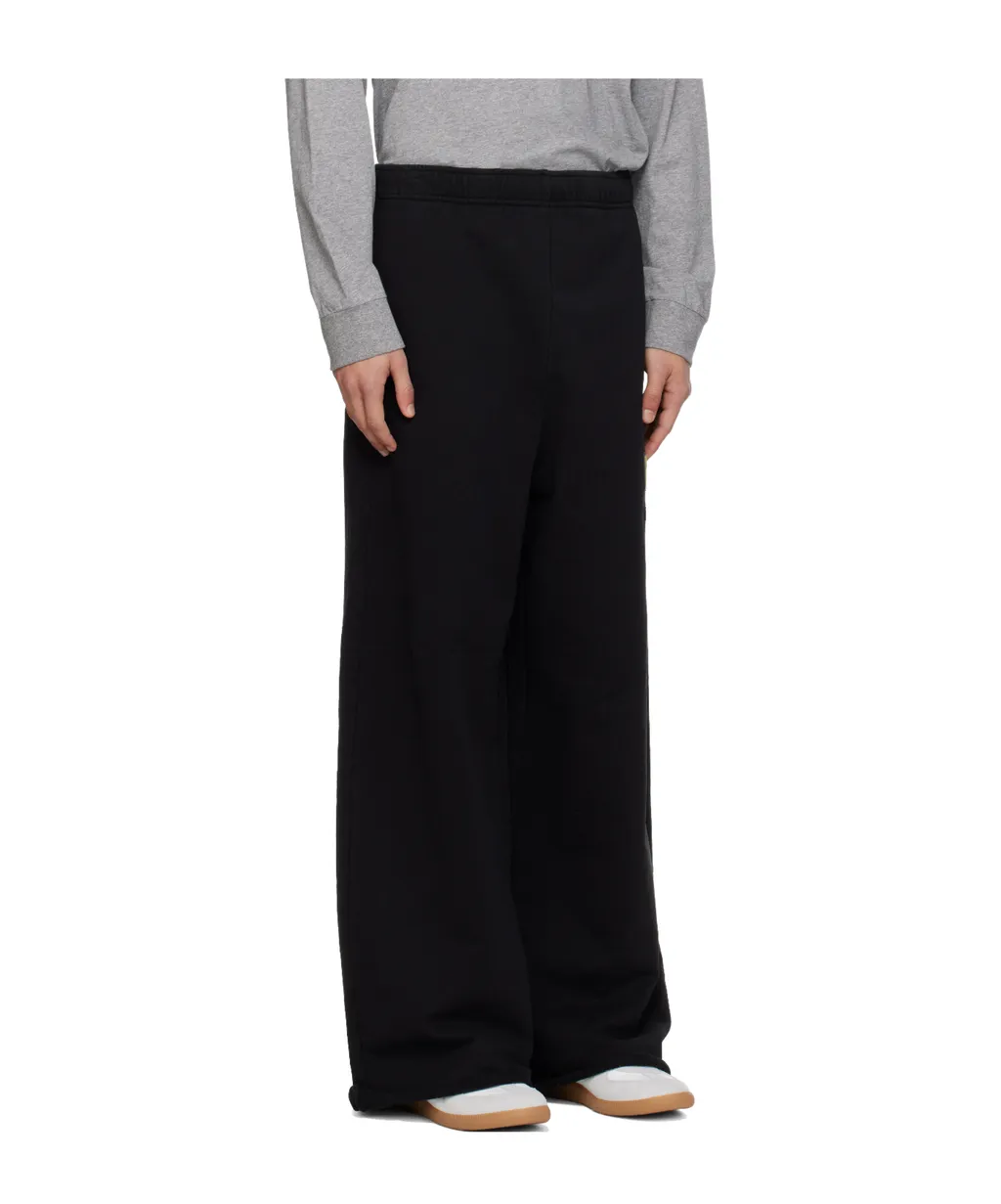 Mm6 Maison Margiela Logo Patch Straight-Leg Trousers