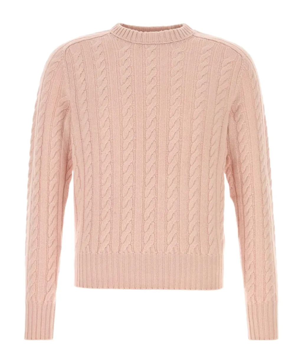 Prada Crewneck Ribbed Jumper