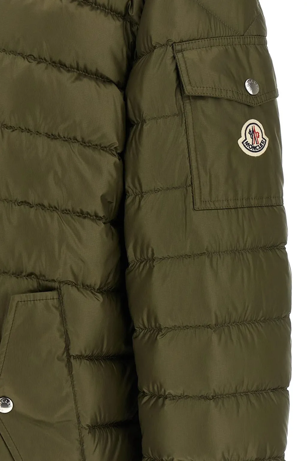 Moncler Oahu Hooded Short Down Parka Jacket