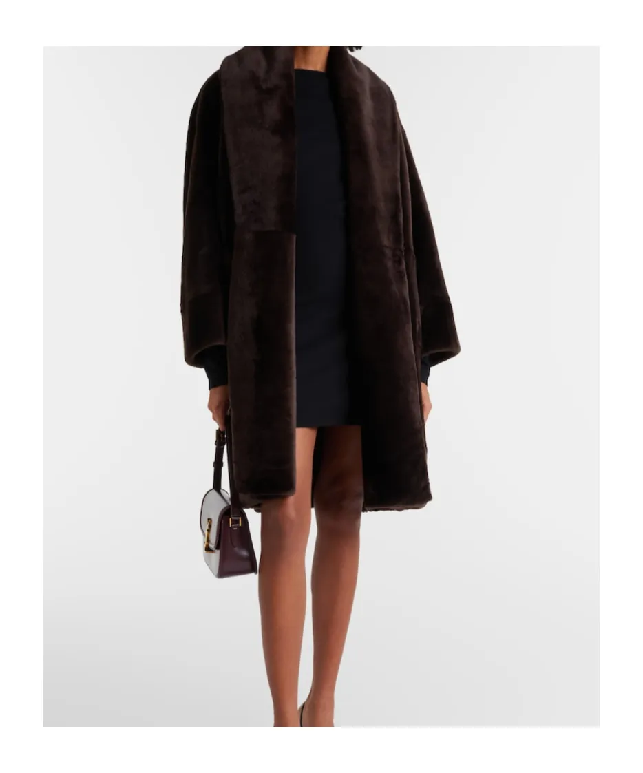 Juno Shearling Wrap Coat