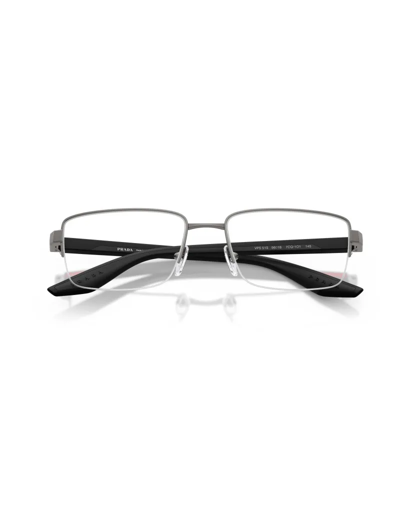 Prada Eyewear Linea Rossa Round Frame Glasses