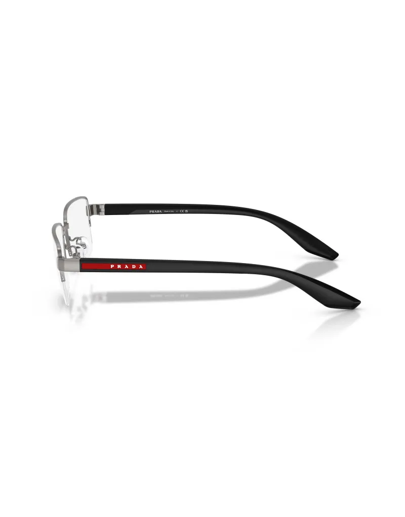 Prada Eyewear Linea Rossa Round Frame Glasses