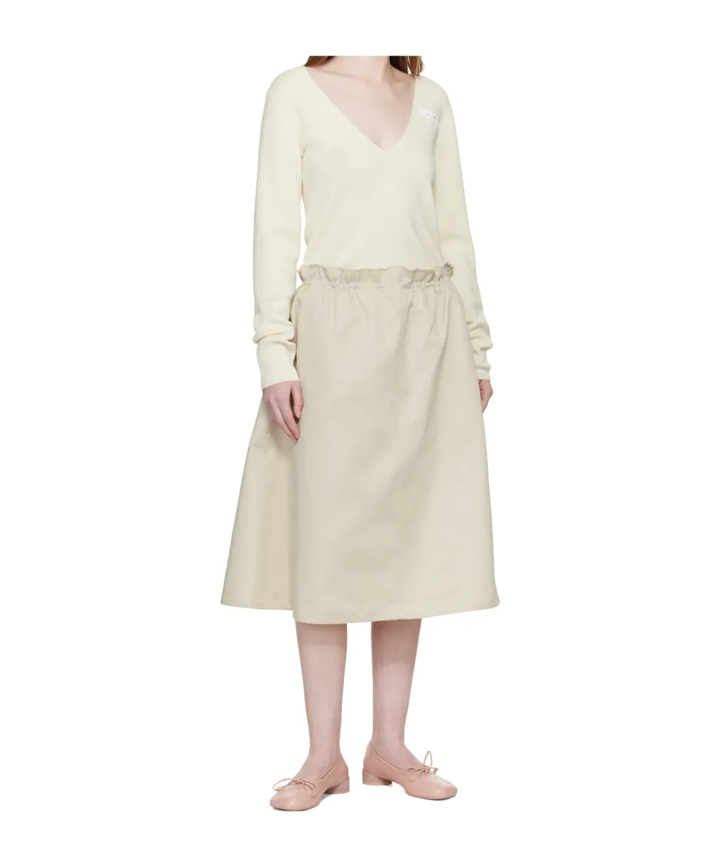 V-Neck Wool Blend Sweater