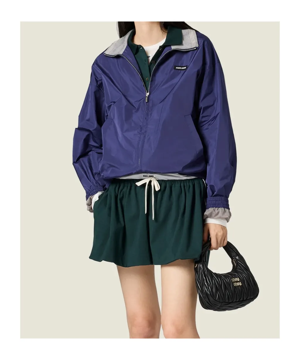 Technical Poplin Blouson Jacket