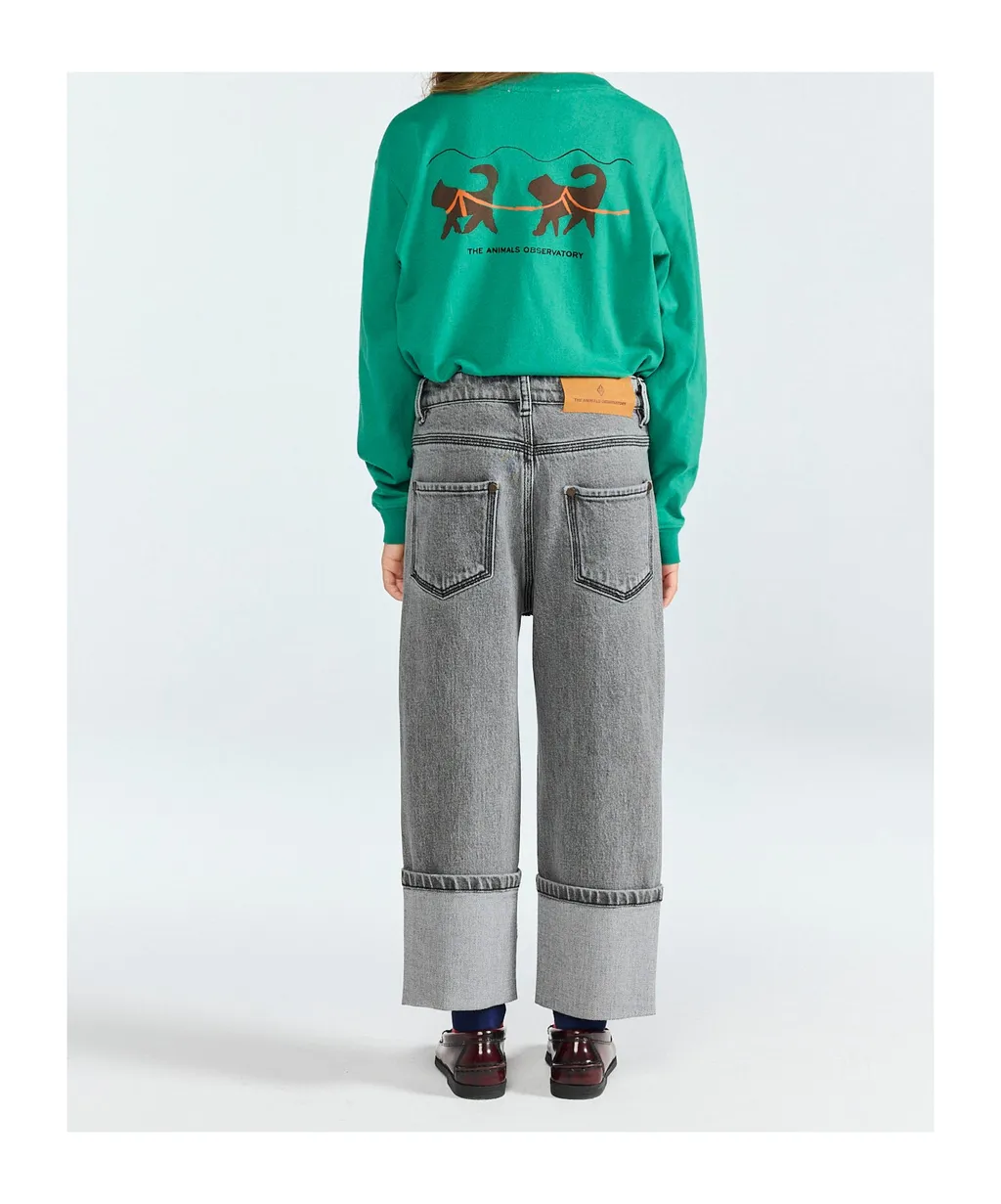 Crew Neck Long-Sleeved T-Shirt