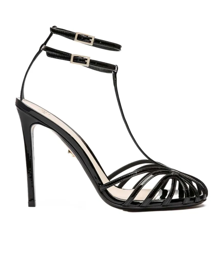 Beaded Gold Onion-Shaped Sandals