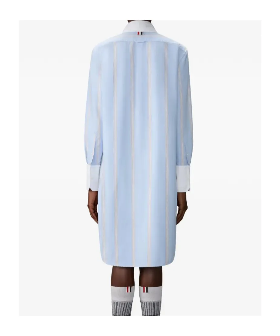 Collared Long-Sleeved Dress