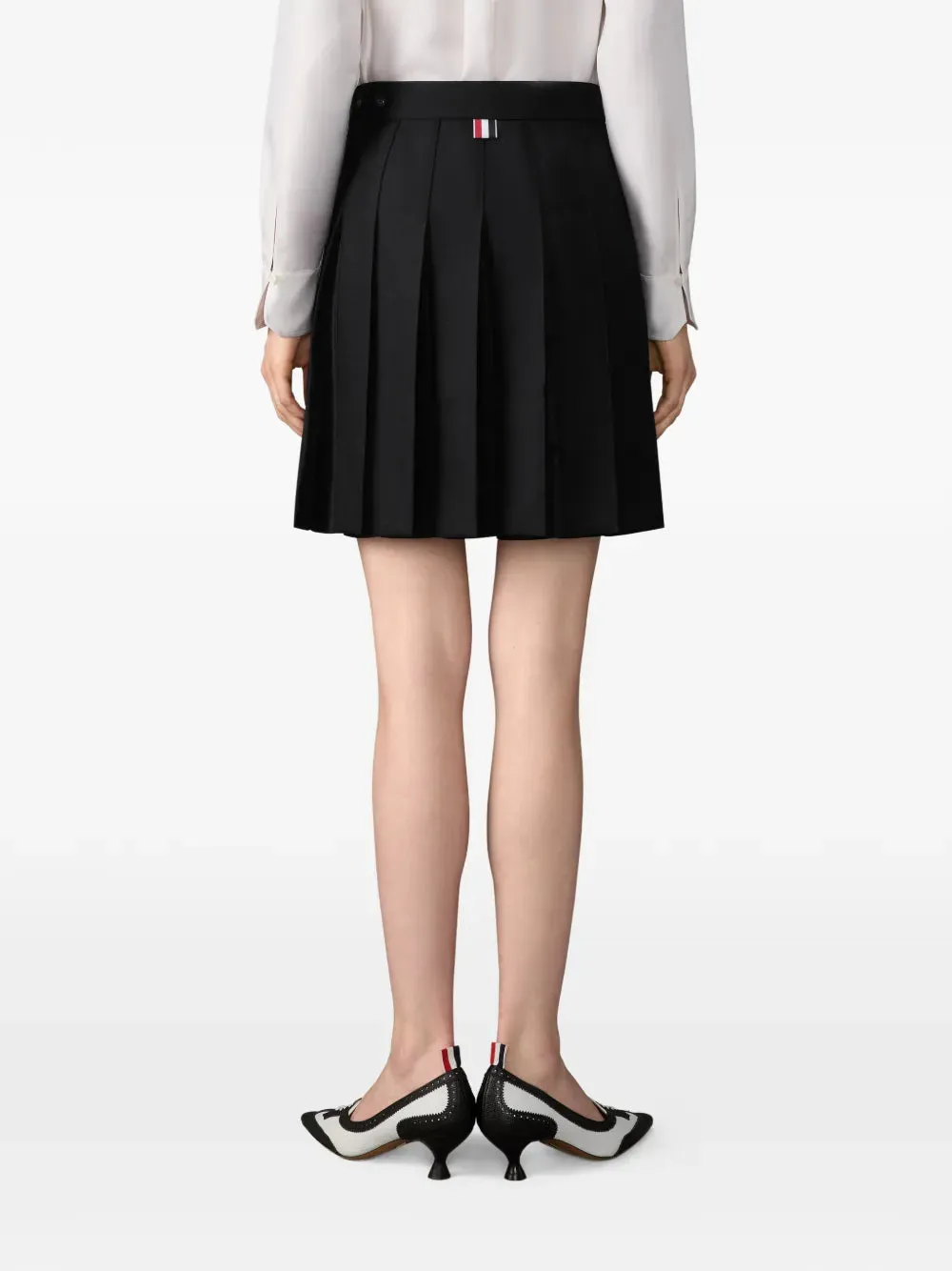 Pleated Mini Skirt