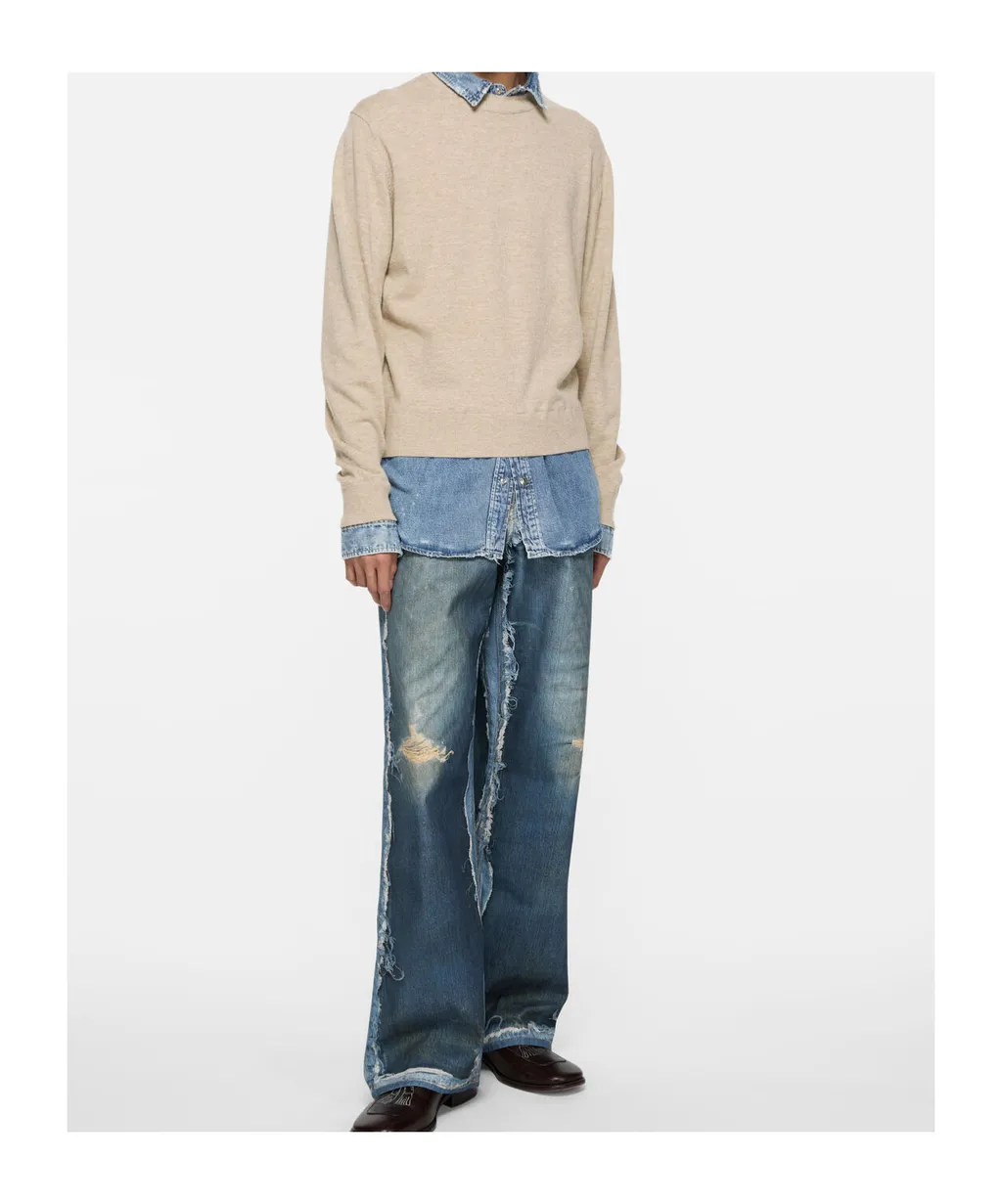 Layered V-Neck Sweater
