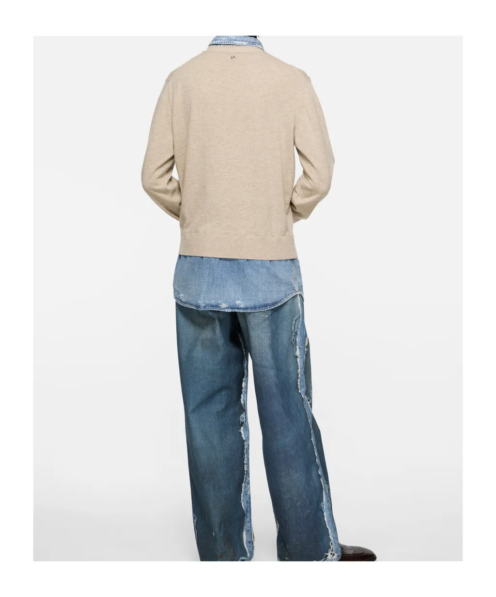 Layered V-Neck Sweater