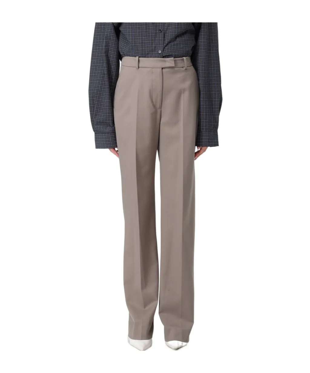 Casual Pants With Belt Loops