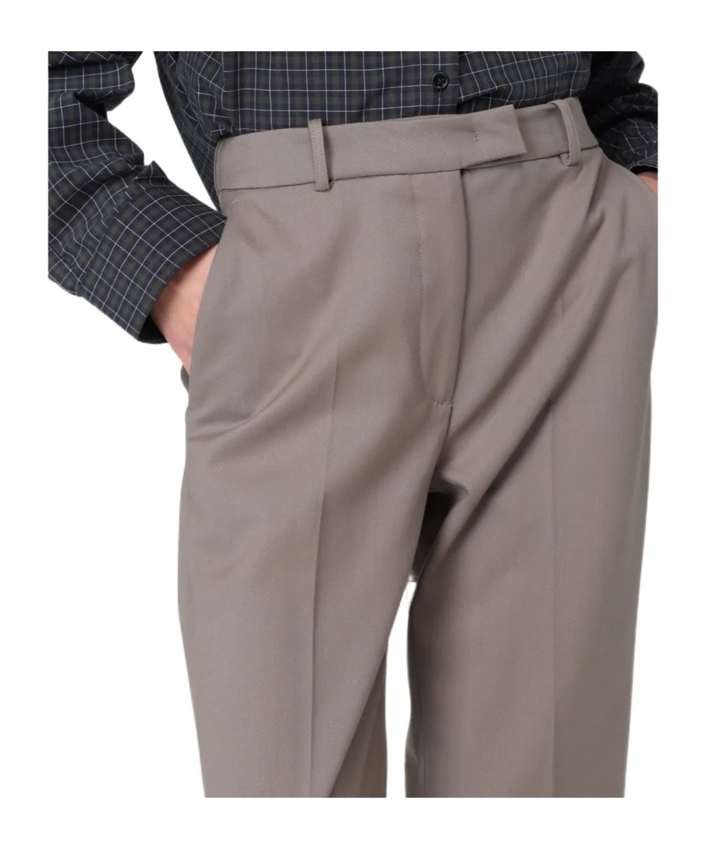 Casual Pants With Belt Loops
