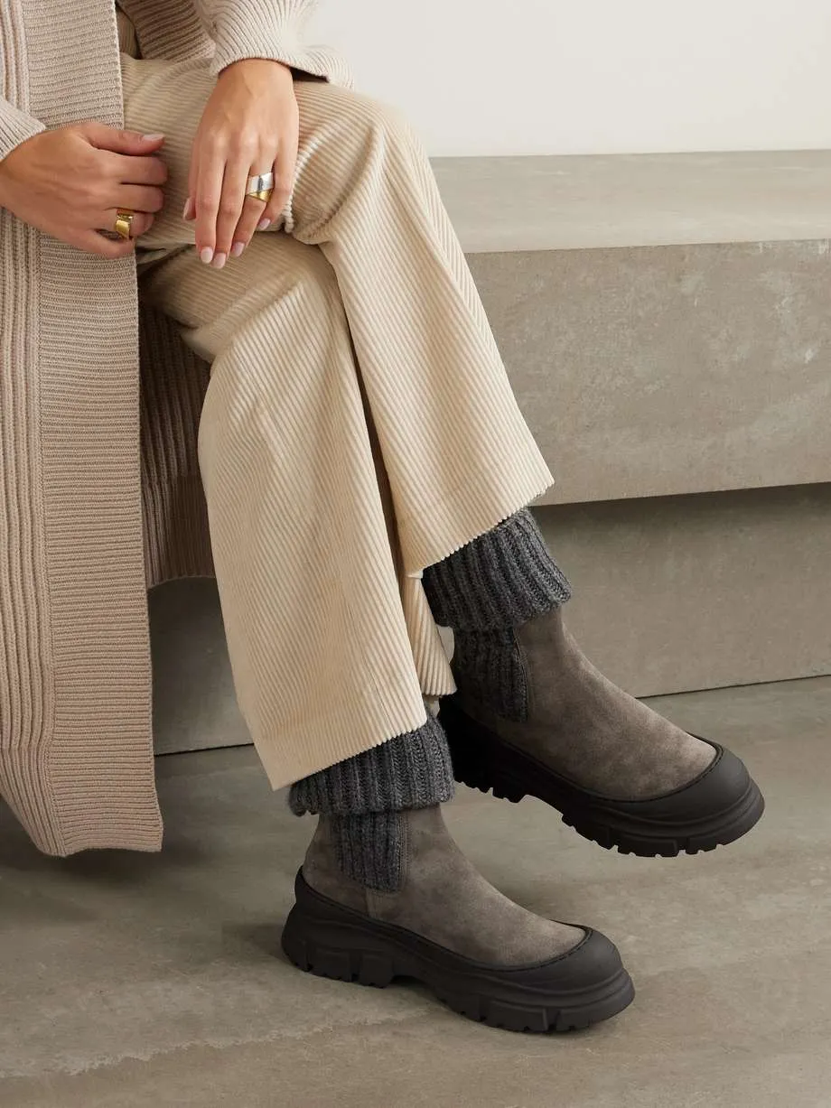 Beaded Chelsea Boots