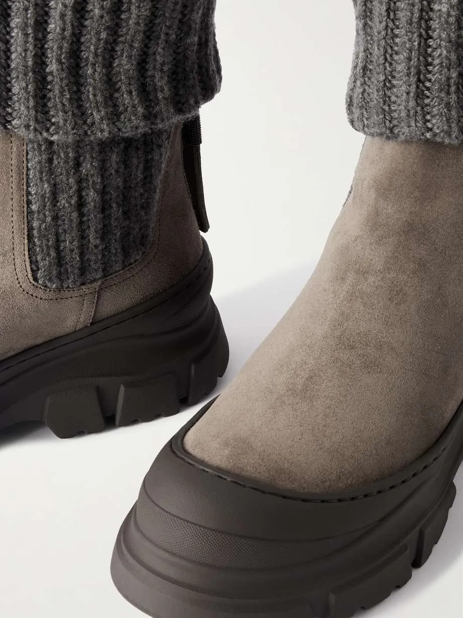 Beaded Chelsea Boots