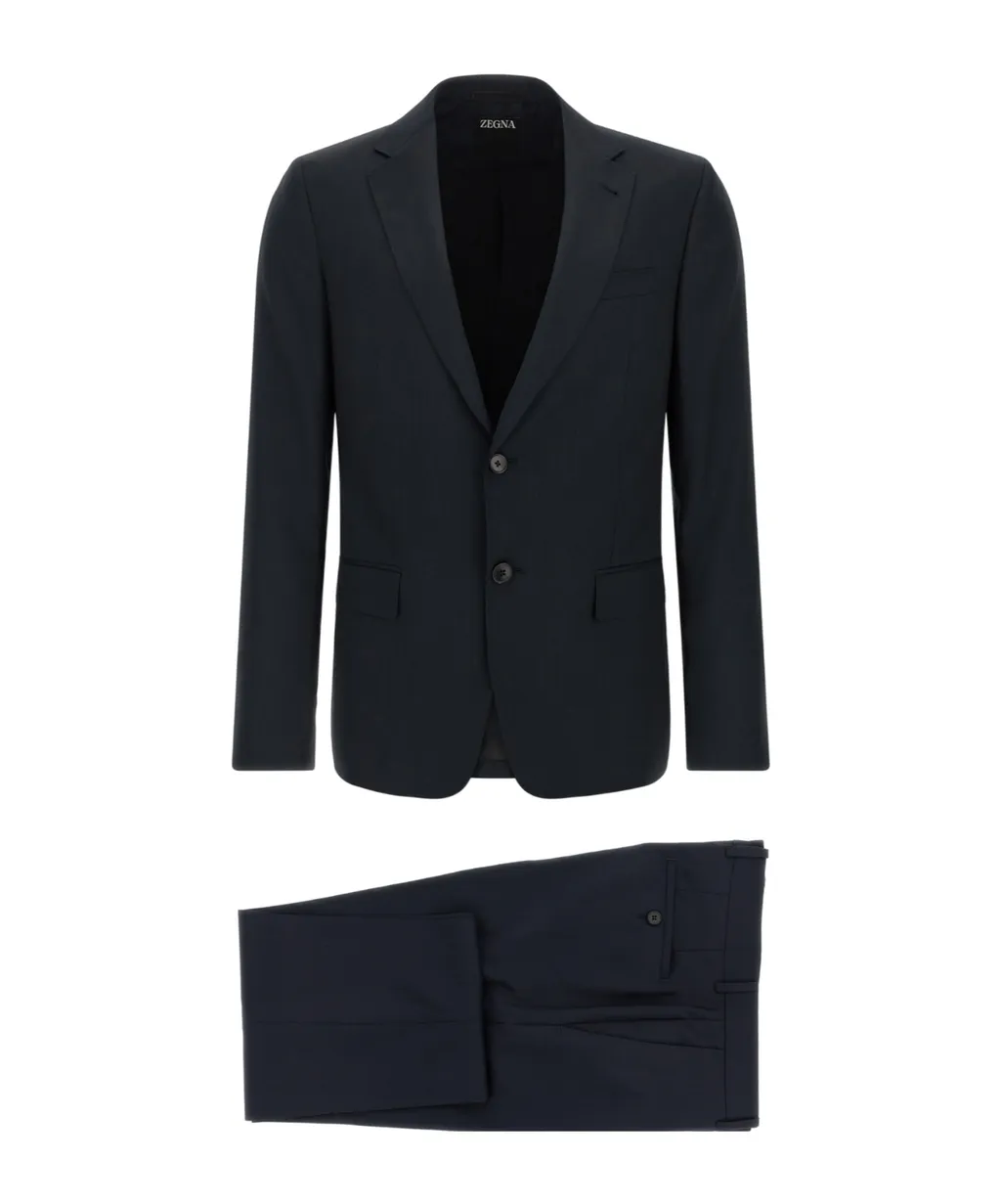 Zegna Pinstripe Single Breasted Suit Set