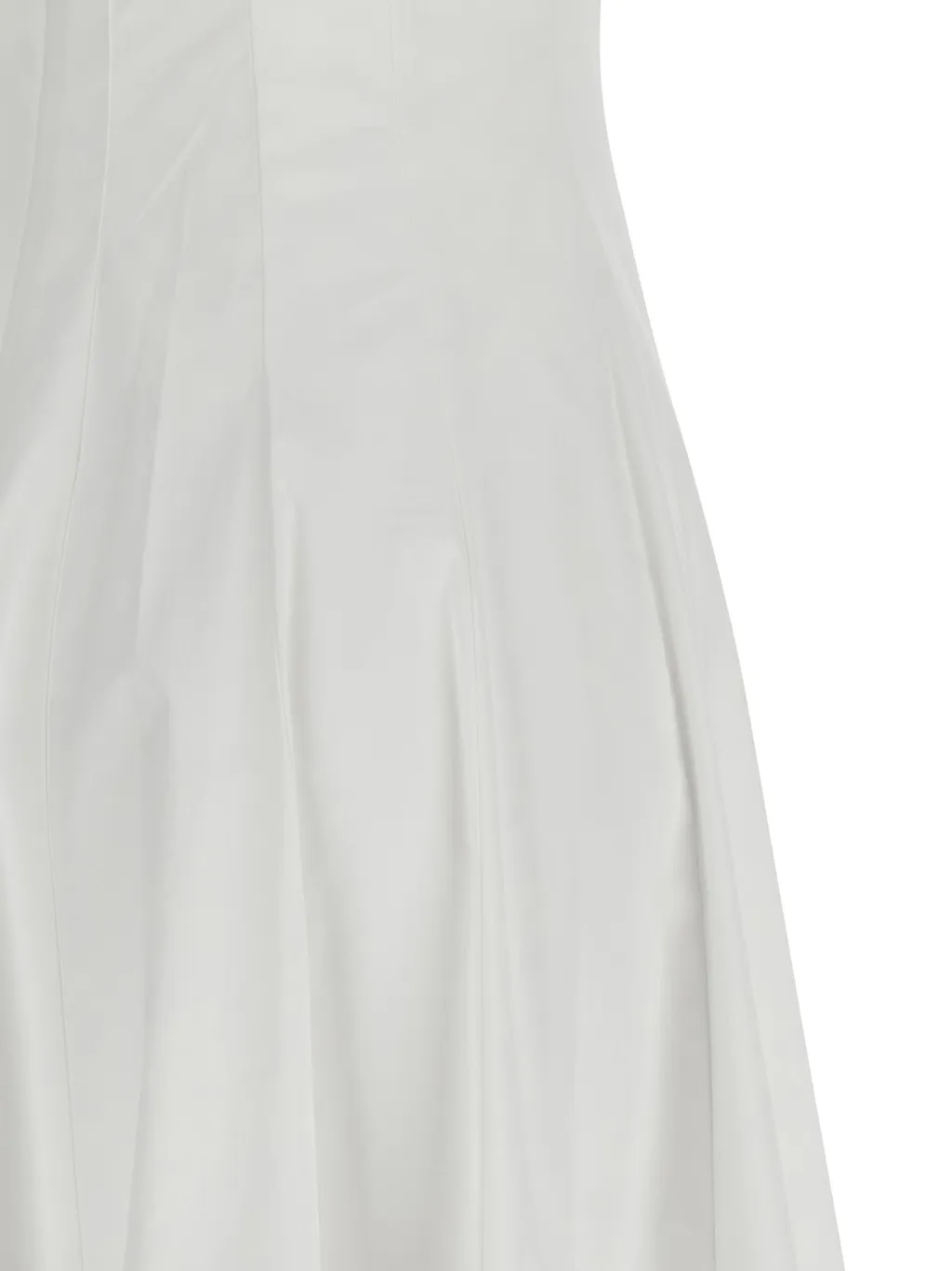 Staud Wells Pleated Sleeveless Dress