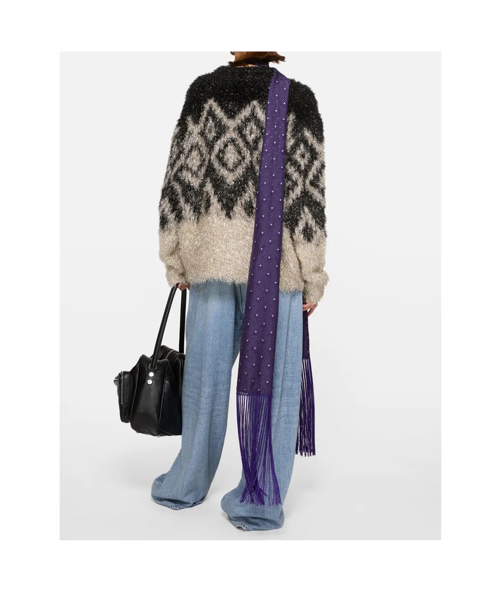 Geometric-Pattern Sweater