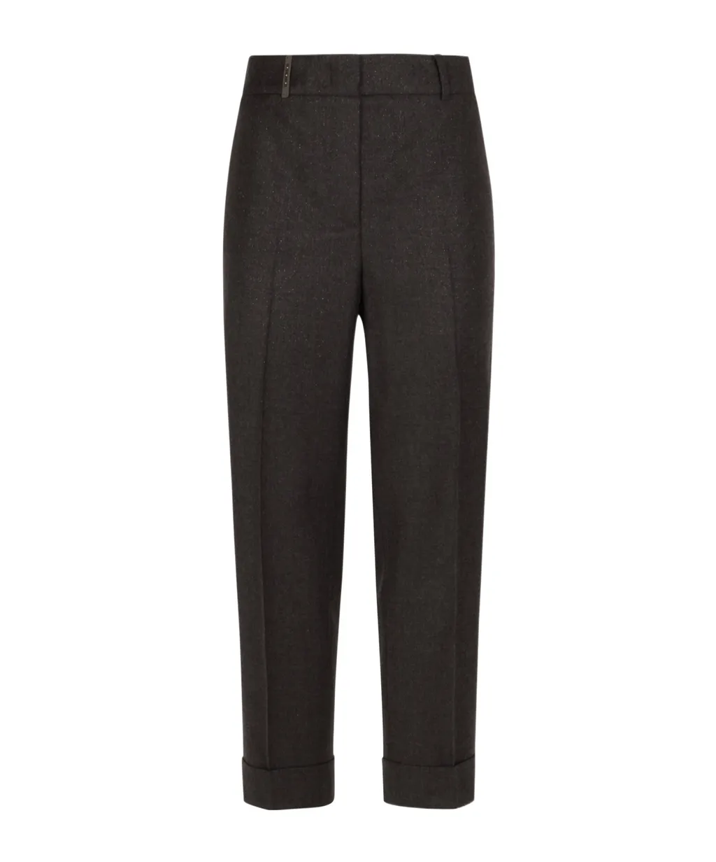 Casual Pants With Belt Loops