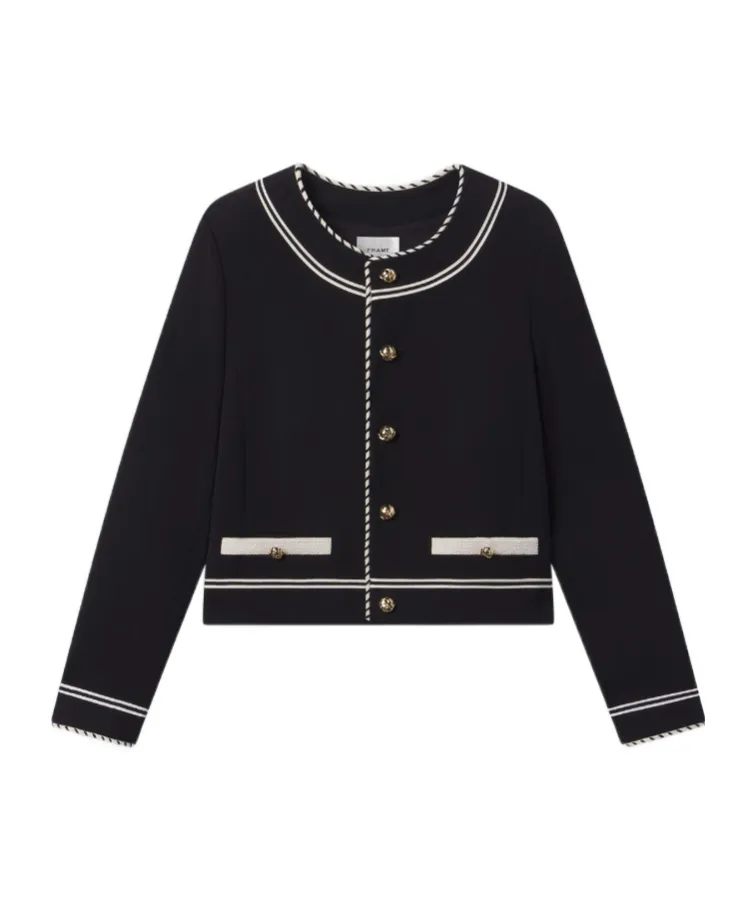 Button Embellished Jacket