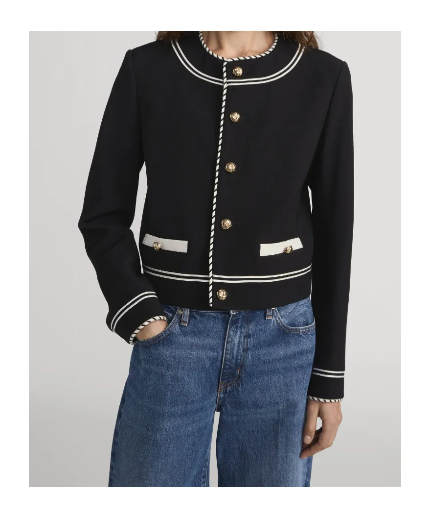 Button Embellished Jacket