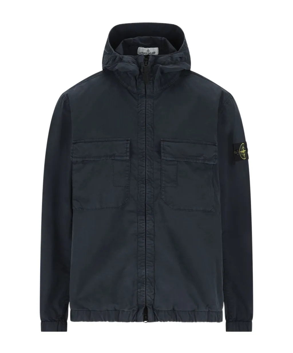 Stone Island Zip-Up Hooded Jacket