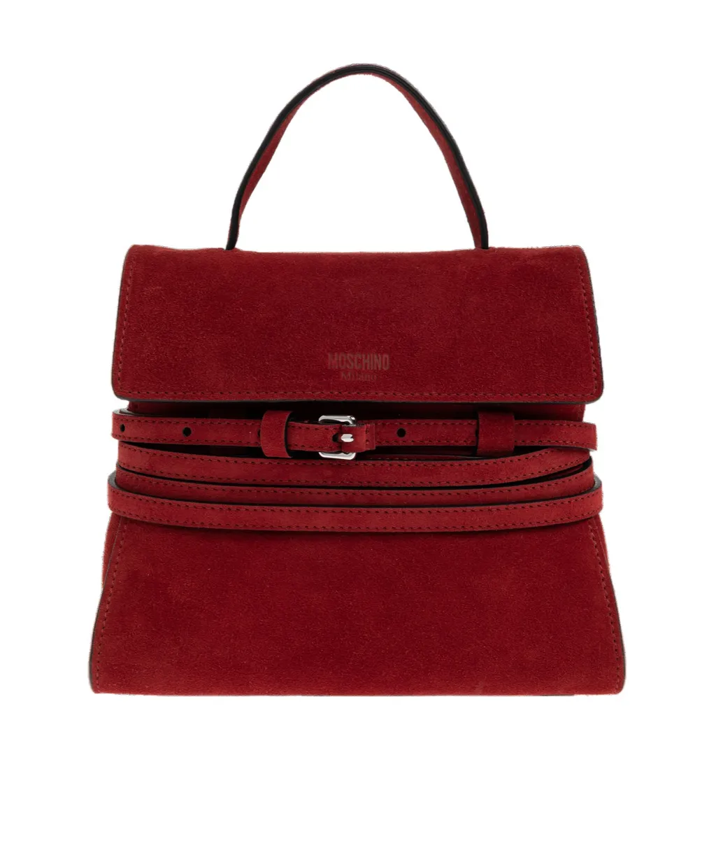 Moschino Logo Detailed Top Handle Handbag