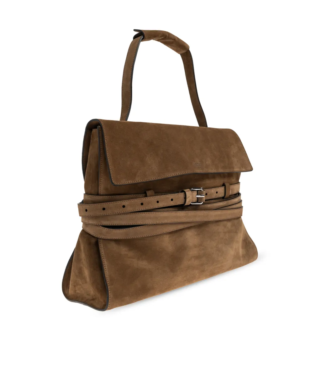 Moschino Logo Detailed Top Handle Handbag