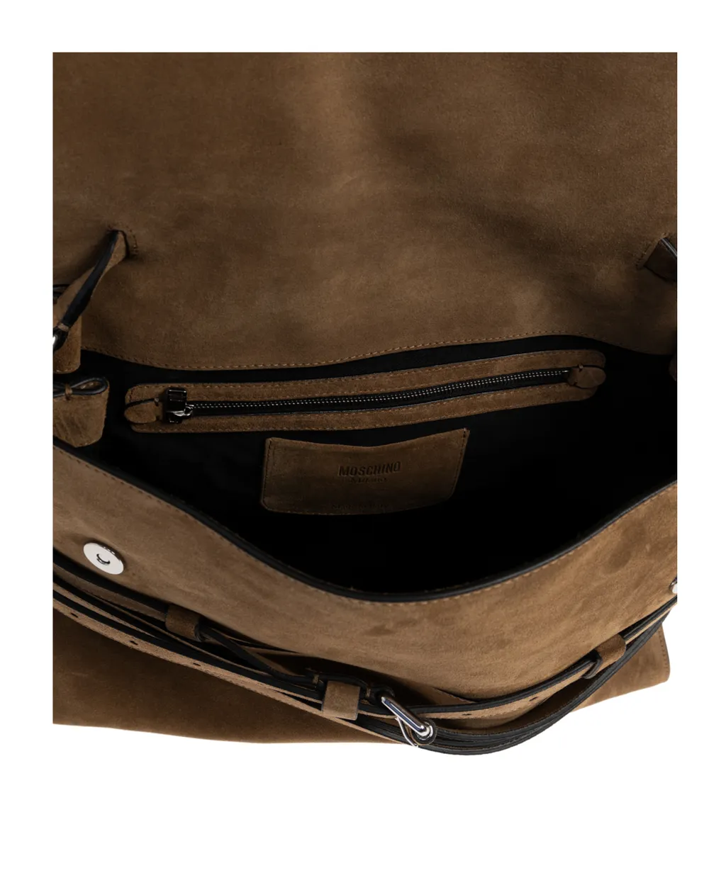Moschino Logo Detailed Top Handle Handbag