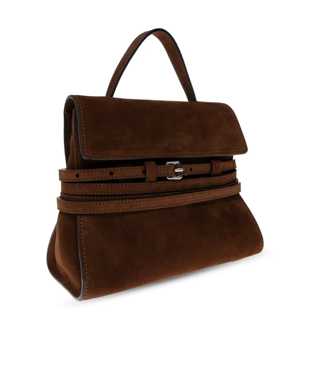 Moschino Logo Detailed Top Handle Handbag