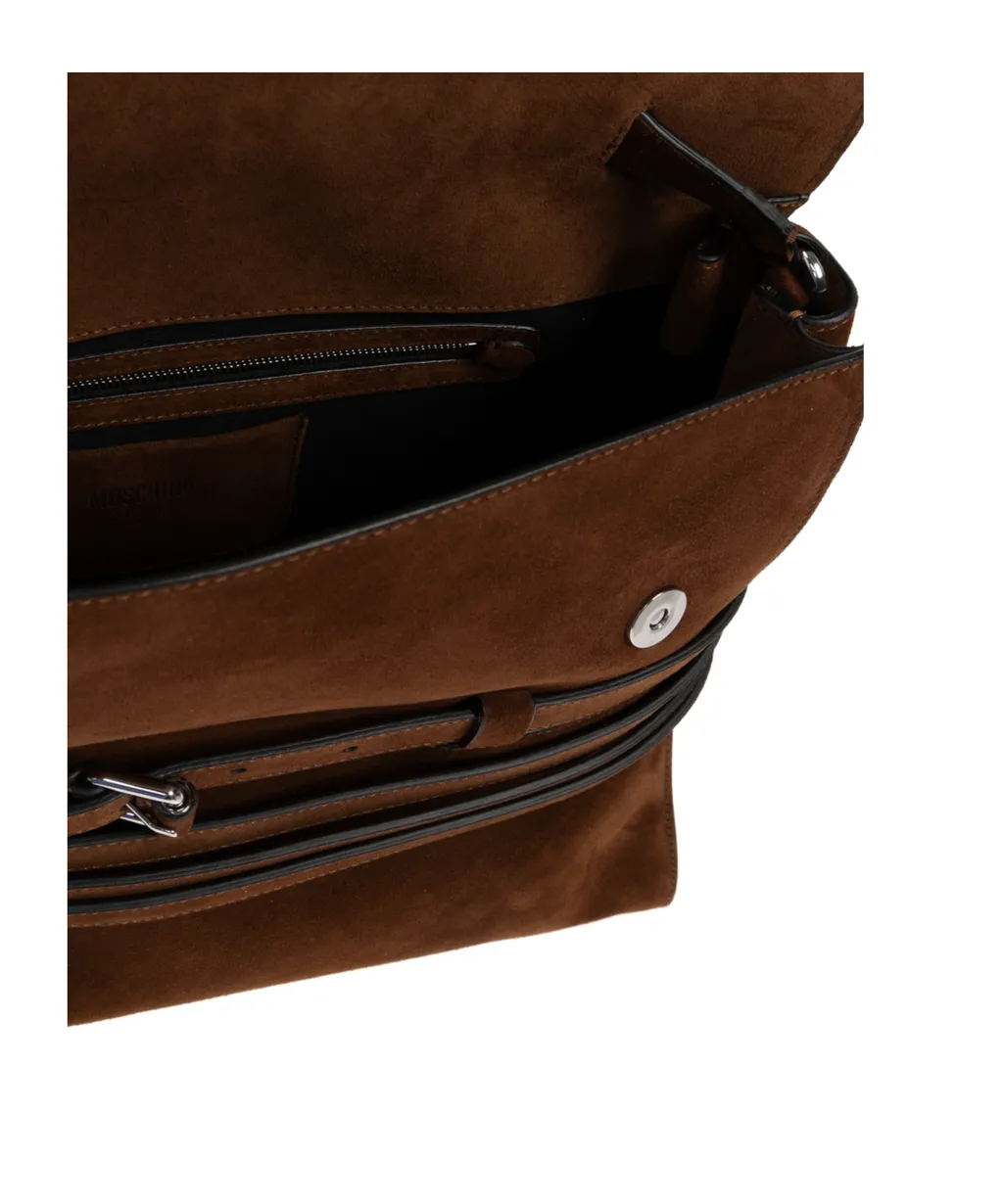 Moschino Logo Detailed Top Handle Handbag