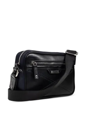 Iceberg Logo Zip Pocket Shoulder Bag
