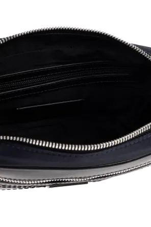 Iceberg Logo Zip Pocket Shoulder Bag