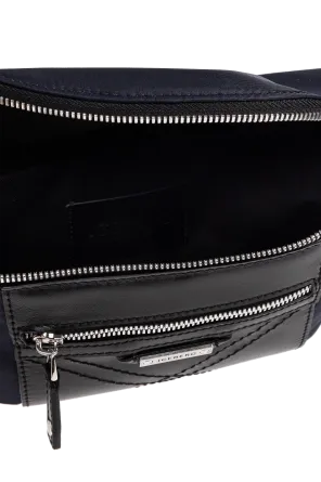 Iceberg Quilted Zip Belt Messenger Bag