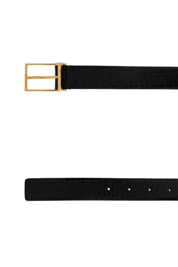 Tom Ford Embossed Buckle Belt