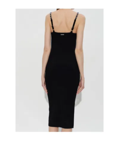 Chain-Strap Midi Dress