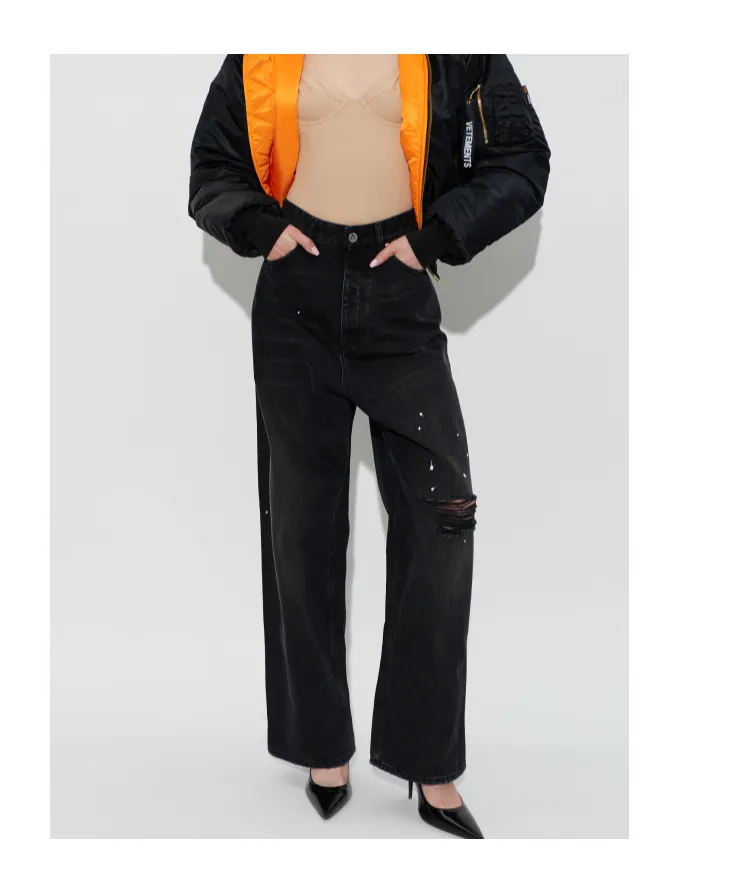 Vetements Vintage Effect Jeans