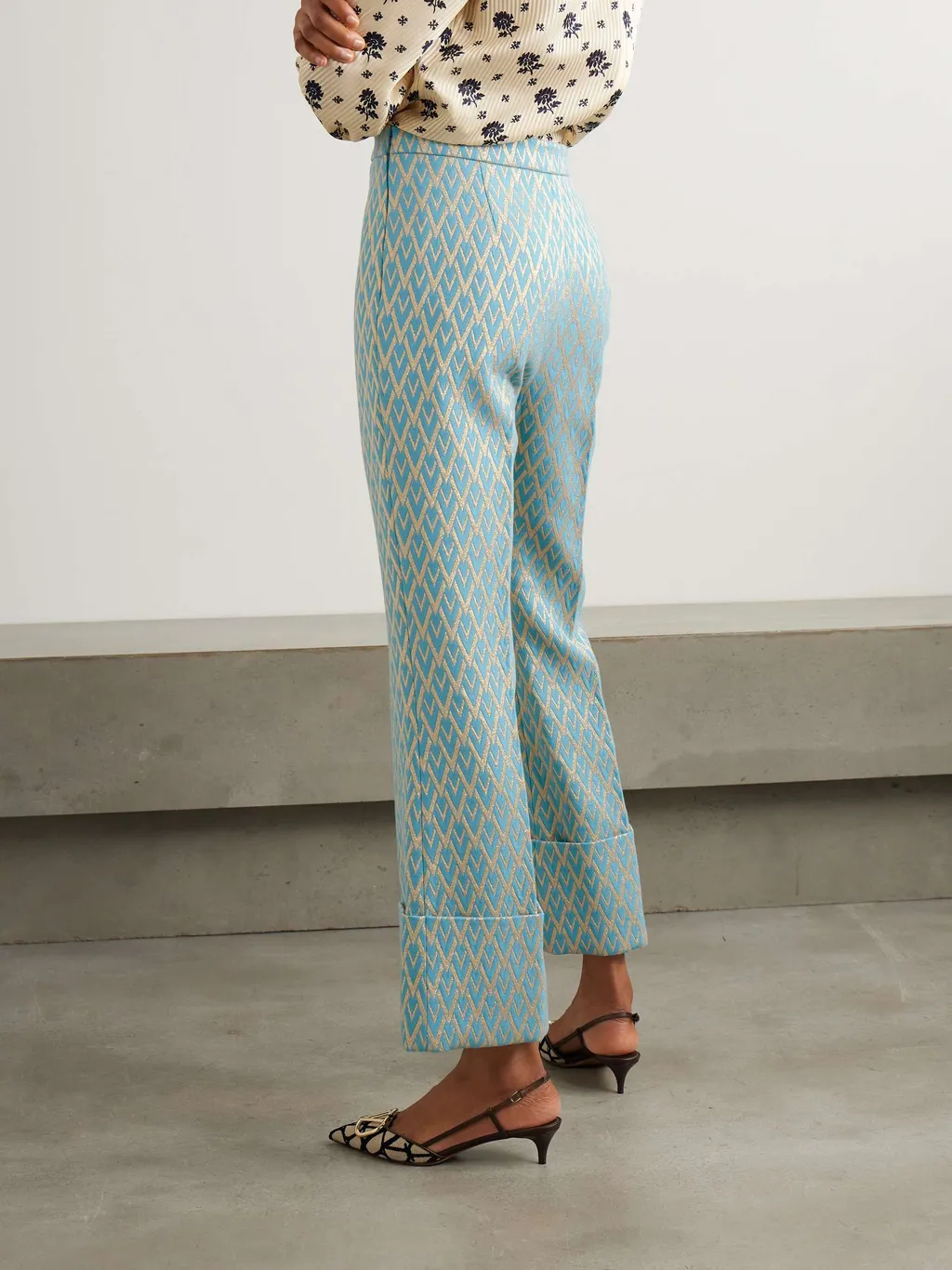 Wide-Leg Casual Pants