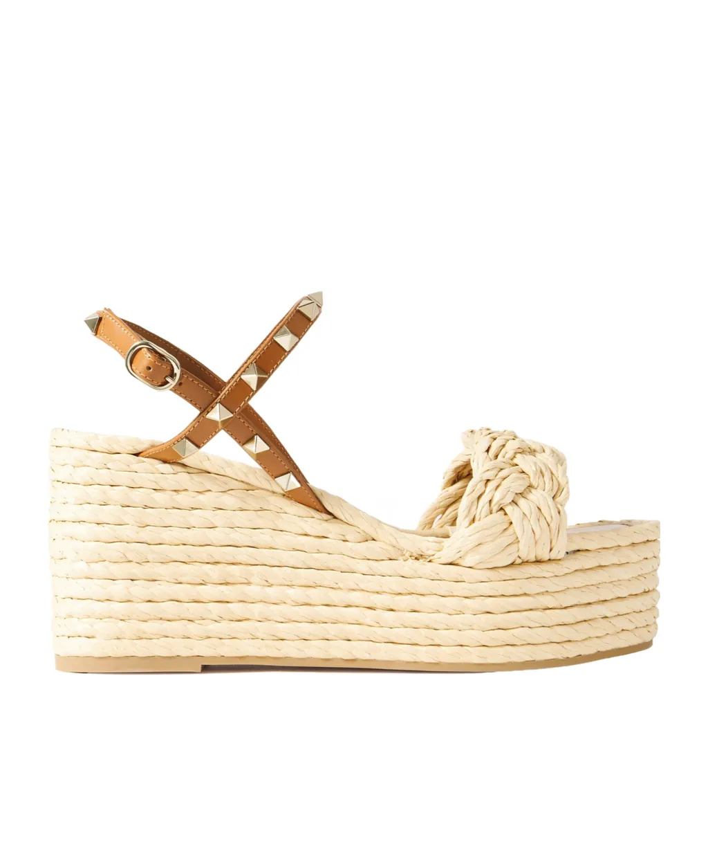 Rockstud 95 Wedge Sandals