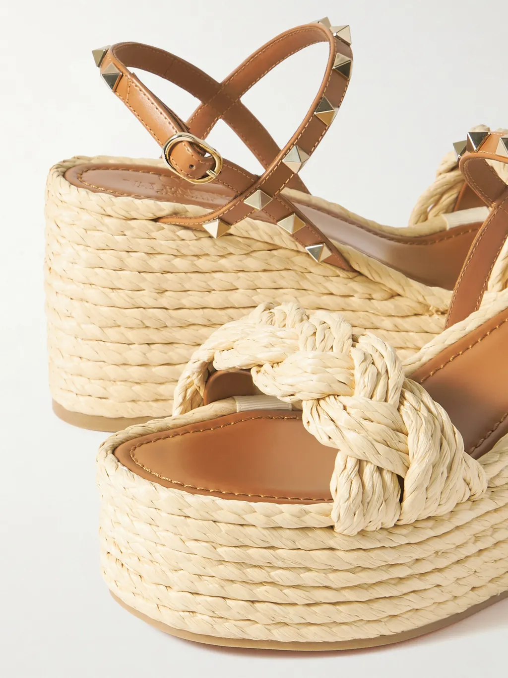 Rockstud 95 Wedge Sandals