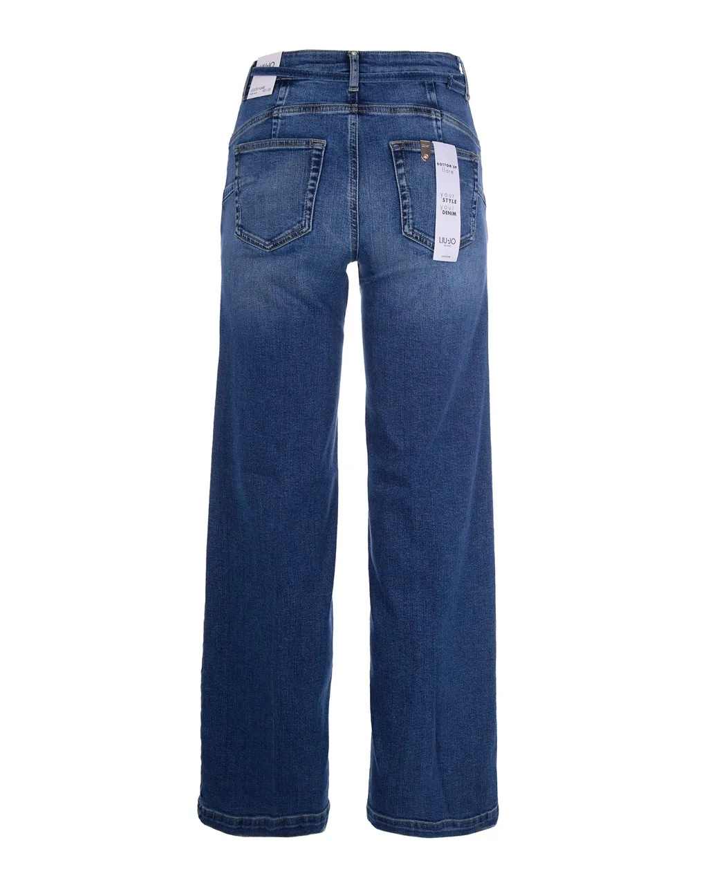 Liu Jo Belted Straight-Leg Jeans