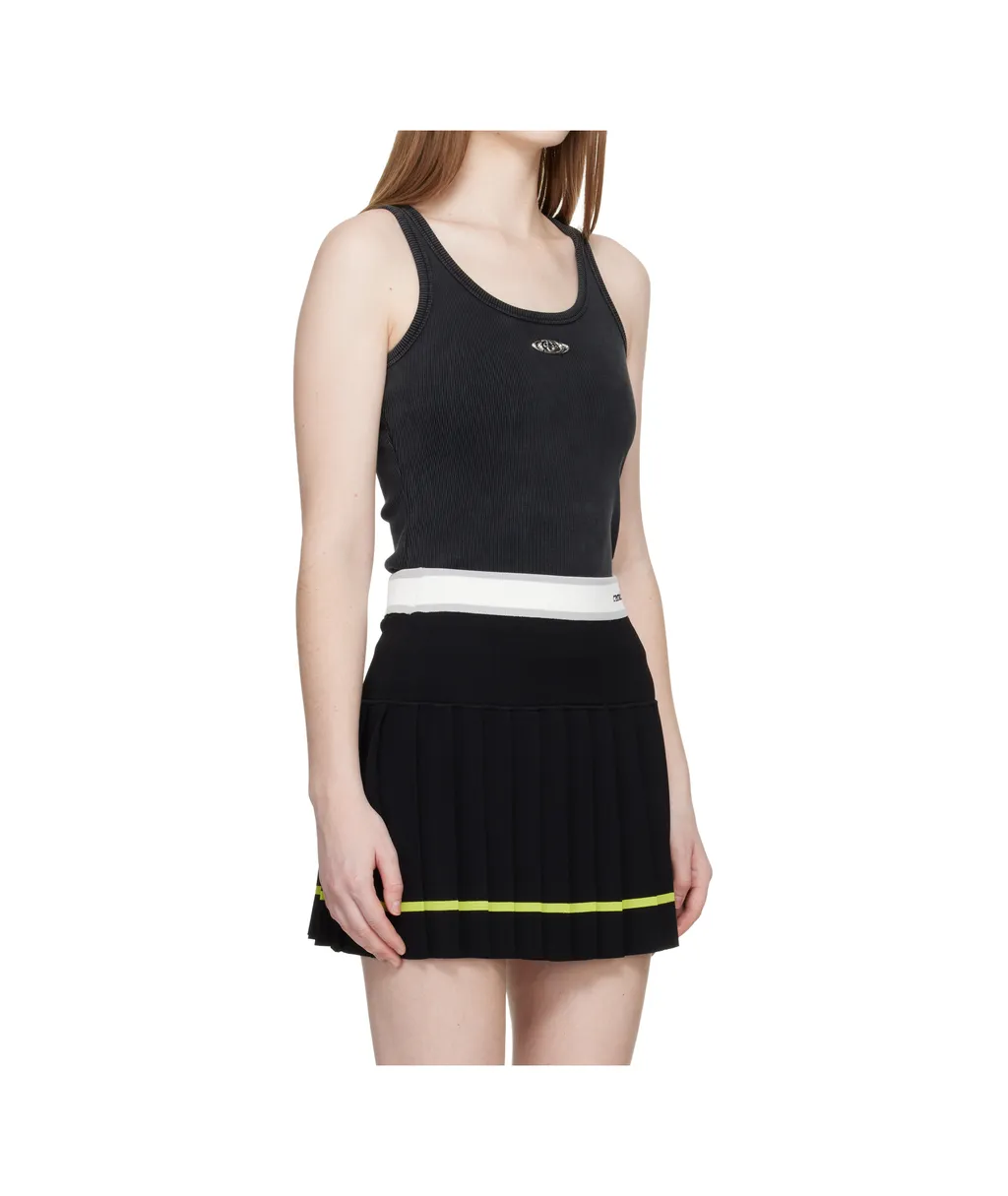 Ribbed Crew Neck Vest