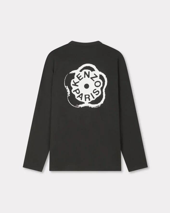 Long Sleeve T-Shirt In Cotton Boke Flower 2.0