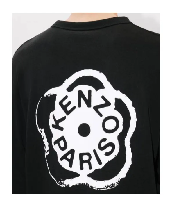 Long Sleeve T-Shirt In Cotton Boke Flower 2.0