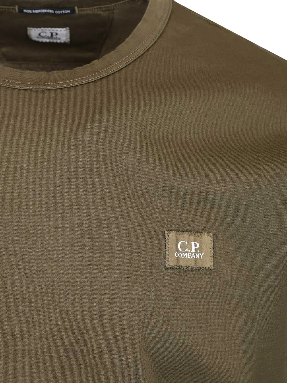 C.P. Company Logo Label Crewneck T-Shirt