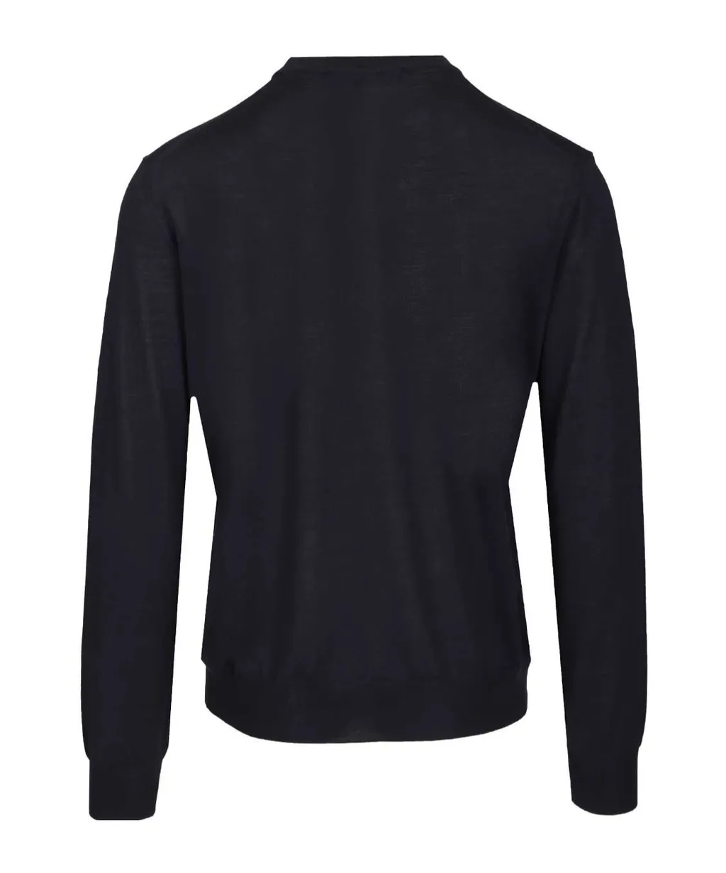 Versace Medusa Embroidered Crewneck Jumper
