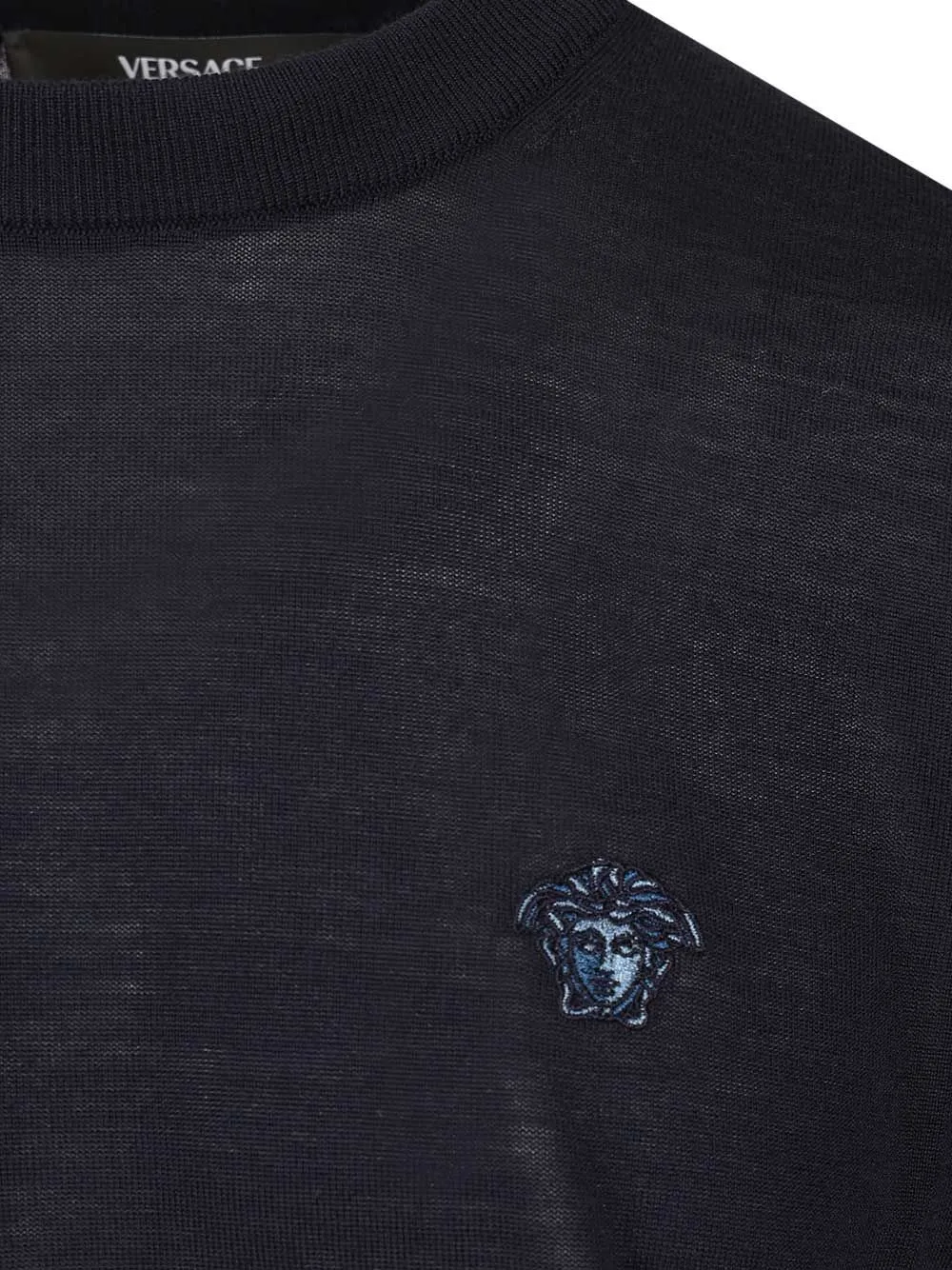 Versace Medusa Embroidered Crewneck Jumper